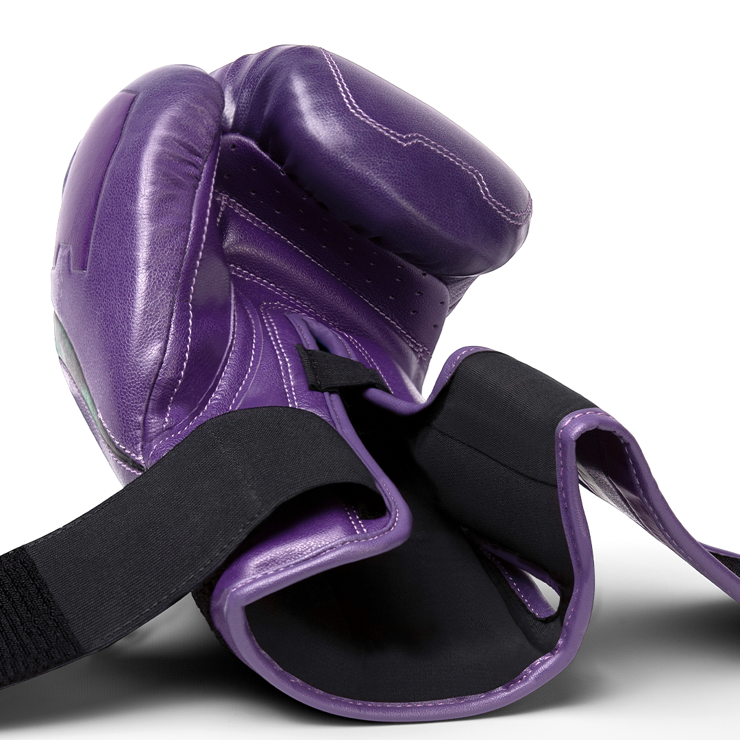 Vista del guantone singolo Marvel Hulk Hayabusa in pelle ingegnerizzata Vylar