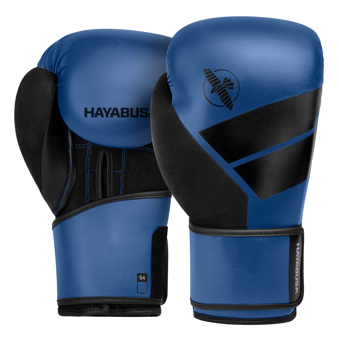 Pereche de mănuși de box albastre Hayabusa S4 pentru începători