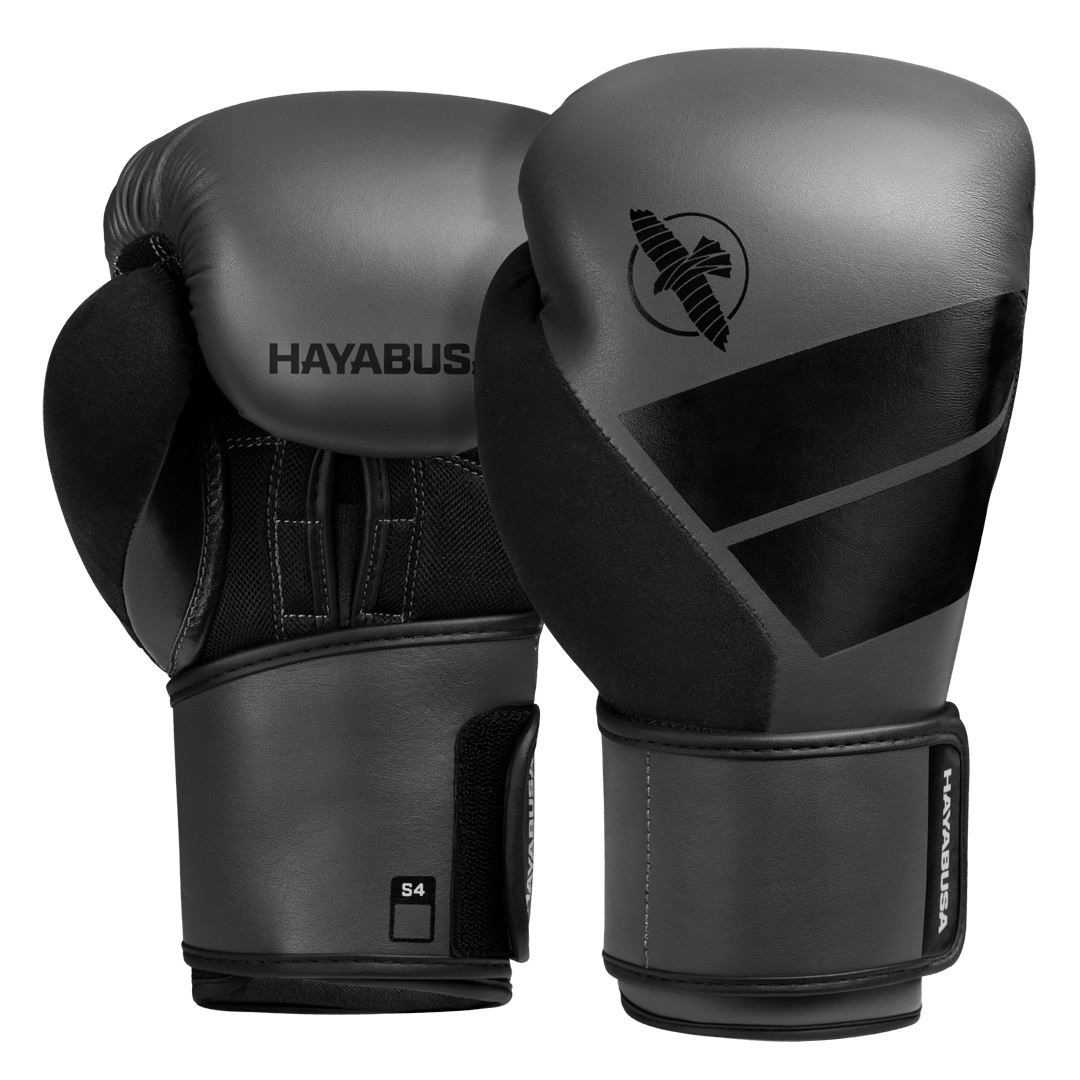 Set mănuși de box Hayabusa S4 de culoare gri antracit