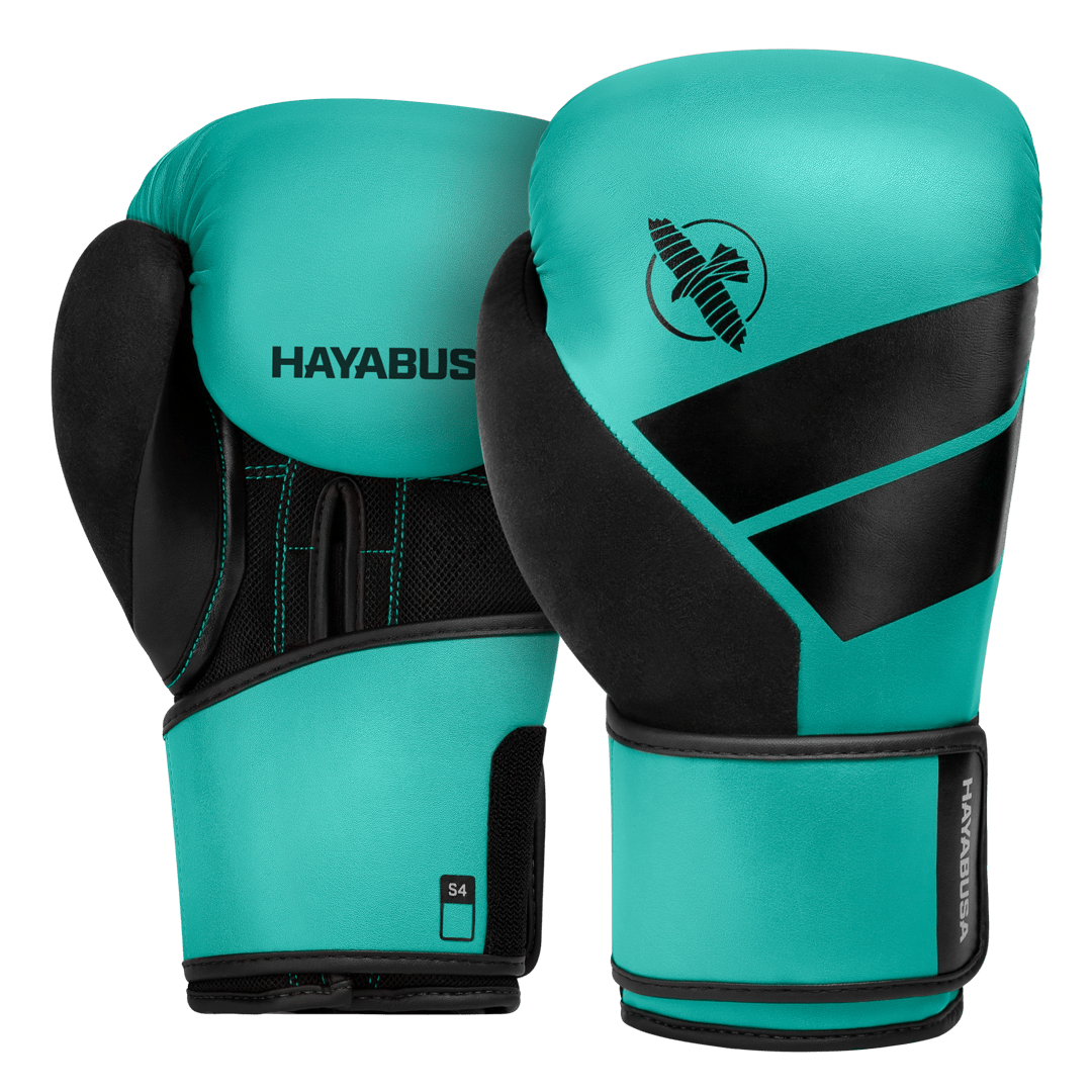 Set mănuși de box Hayabusa S4 în turcoaz aqua