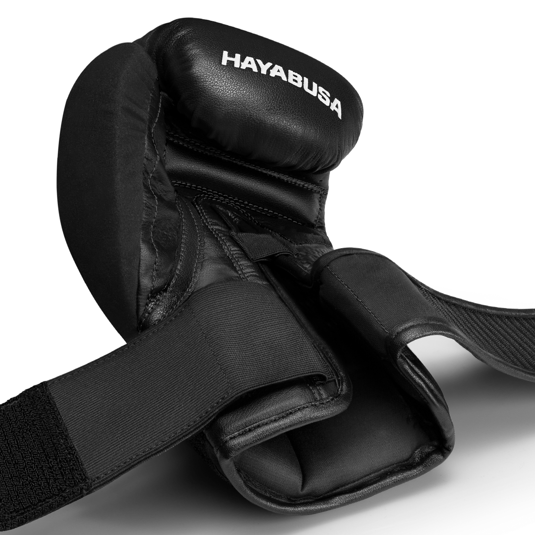 Sistema di chiusura aperto della variante nera iridescente.