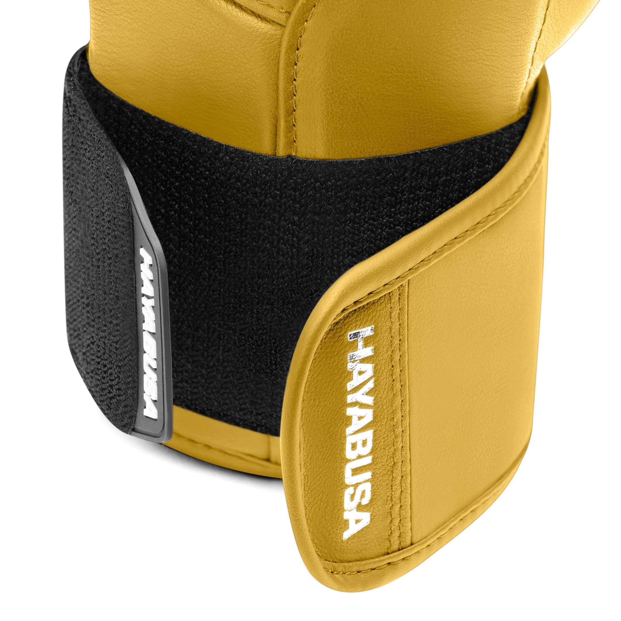 Singolo guantone giallo Hayabusa T3 Kanpeki con finitura premium