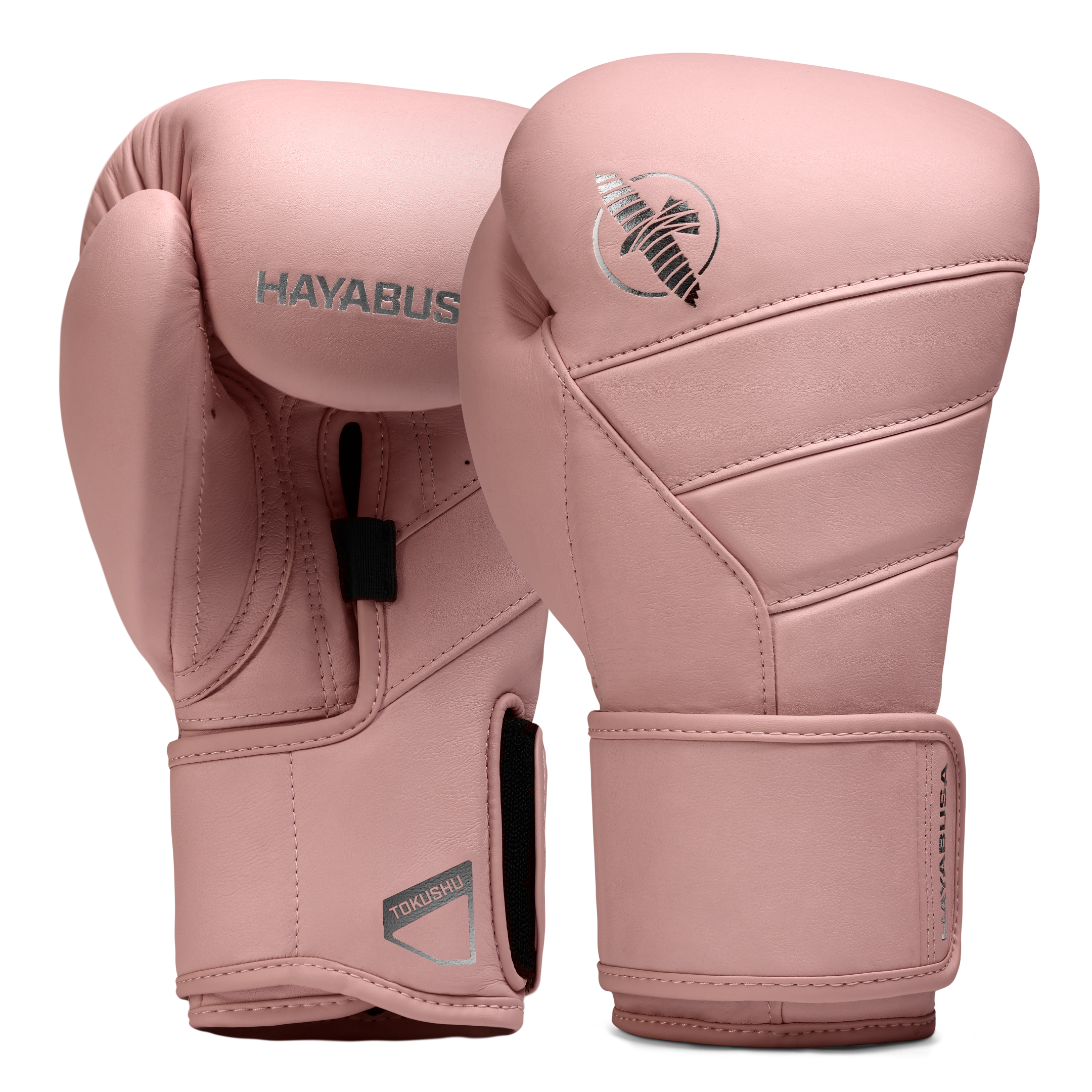 Coppia di guantoni rosa Hayabusa T3 Kanpeki in pelle artigianale