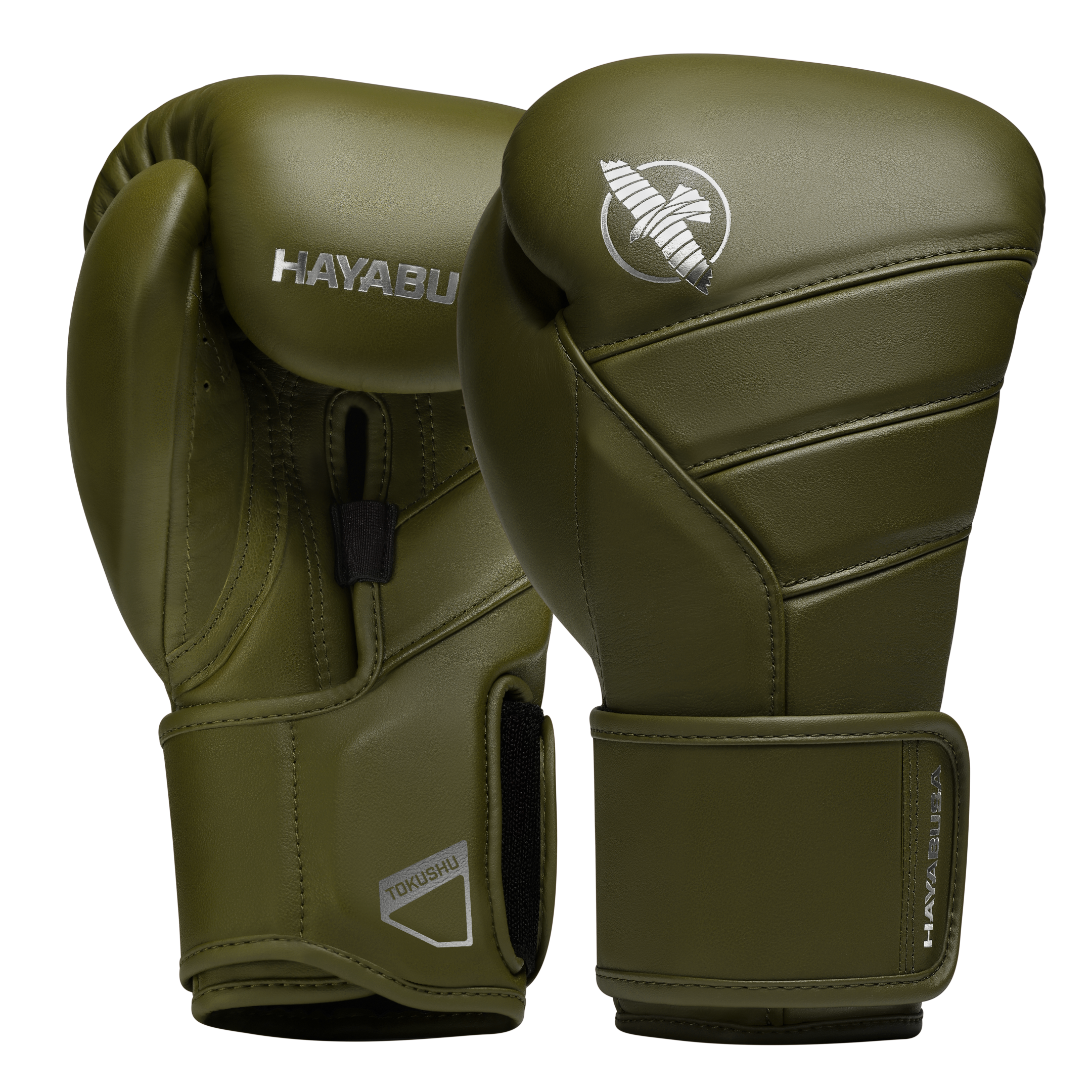 Coppia di guantoni da boxe Hayabusa T3 Kanpeki color verde oliva