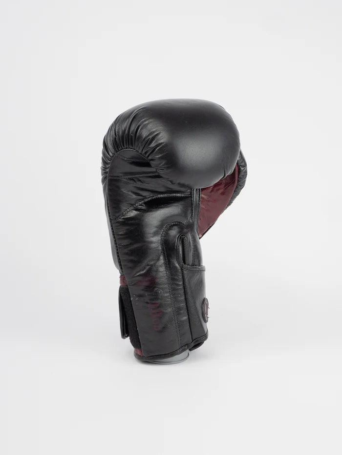 Vista de la palma de los guantes de cuero Metal Boxing Omega