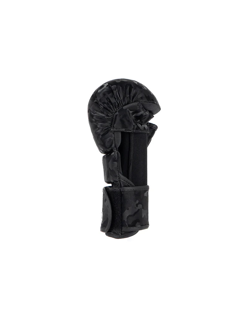 Vista lateral Luvas de MMA Espuma espelhada Shell injetada para absorção de choque