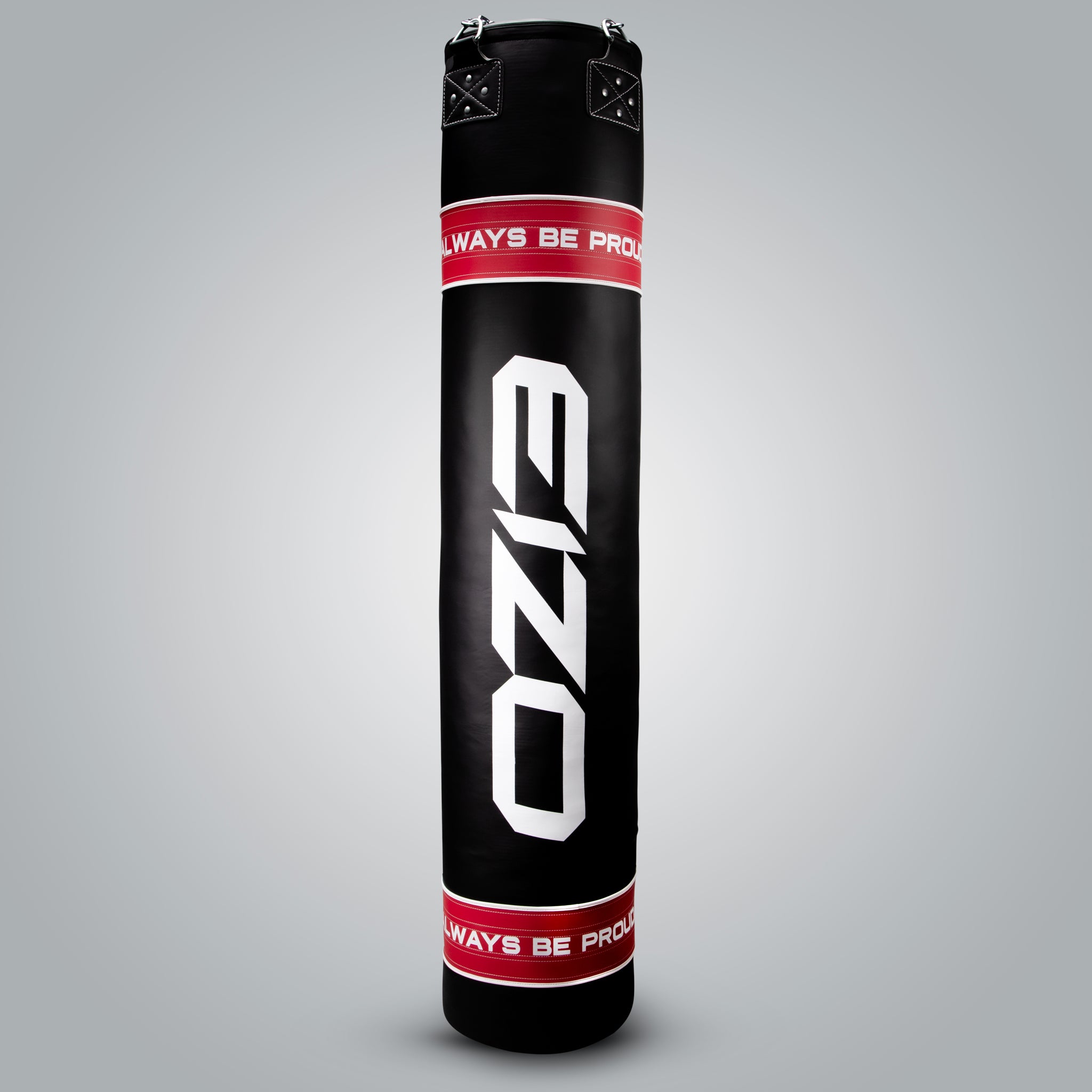 Sacco lungo Eizo Ironshin professionale per Muay Thai e Kickboxing nero