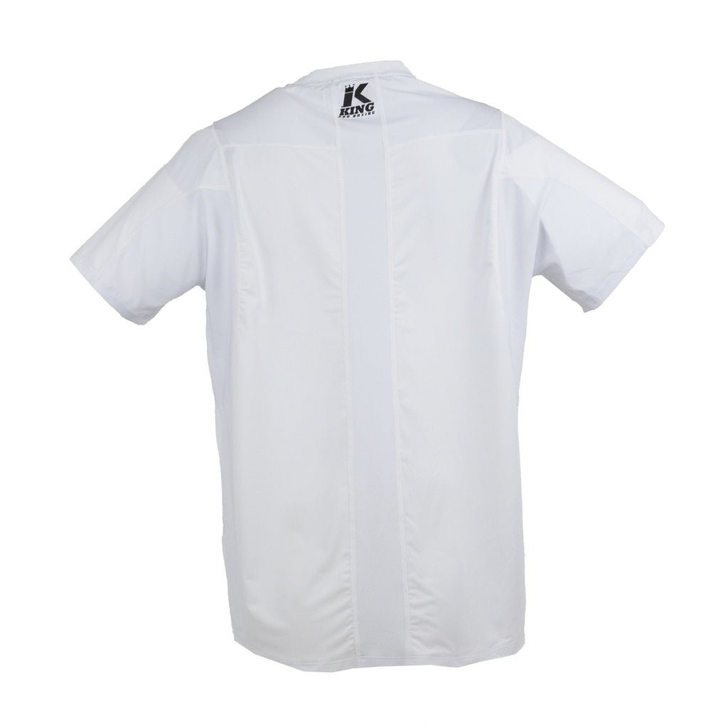 King Pro Boxing Apex Pro 1 vit teknisk t-shirt bakifrån