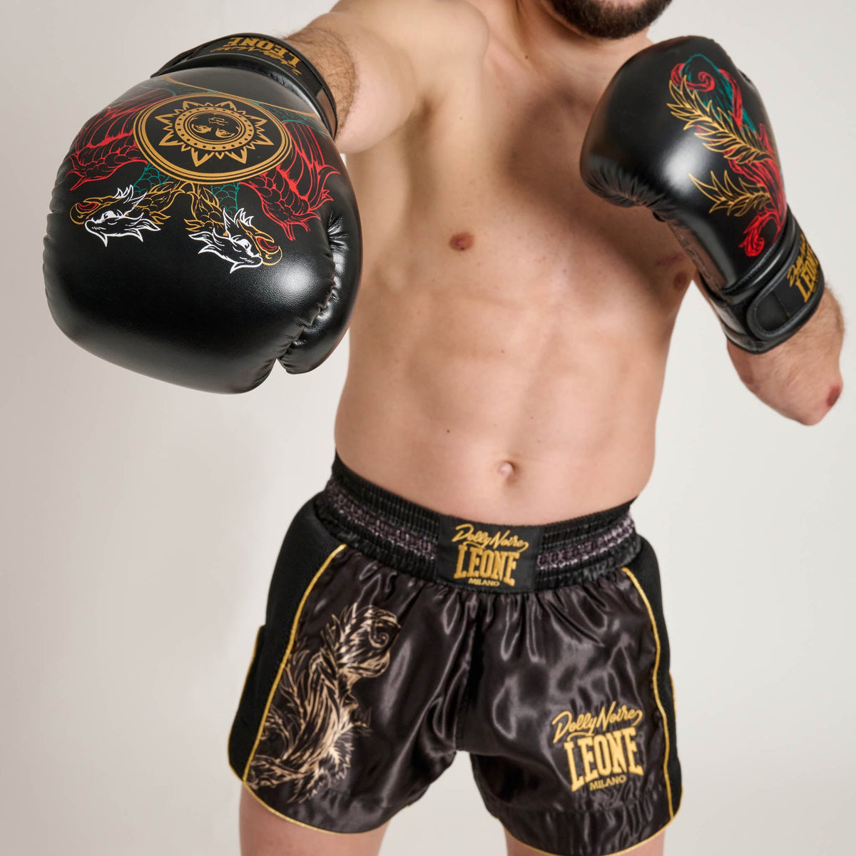 Leone X Dolly Noire Kick/Thai Shorts - Detailansicht 3