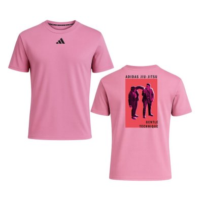 Adidas BJJ Camiseta Algodón Rosa