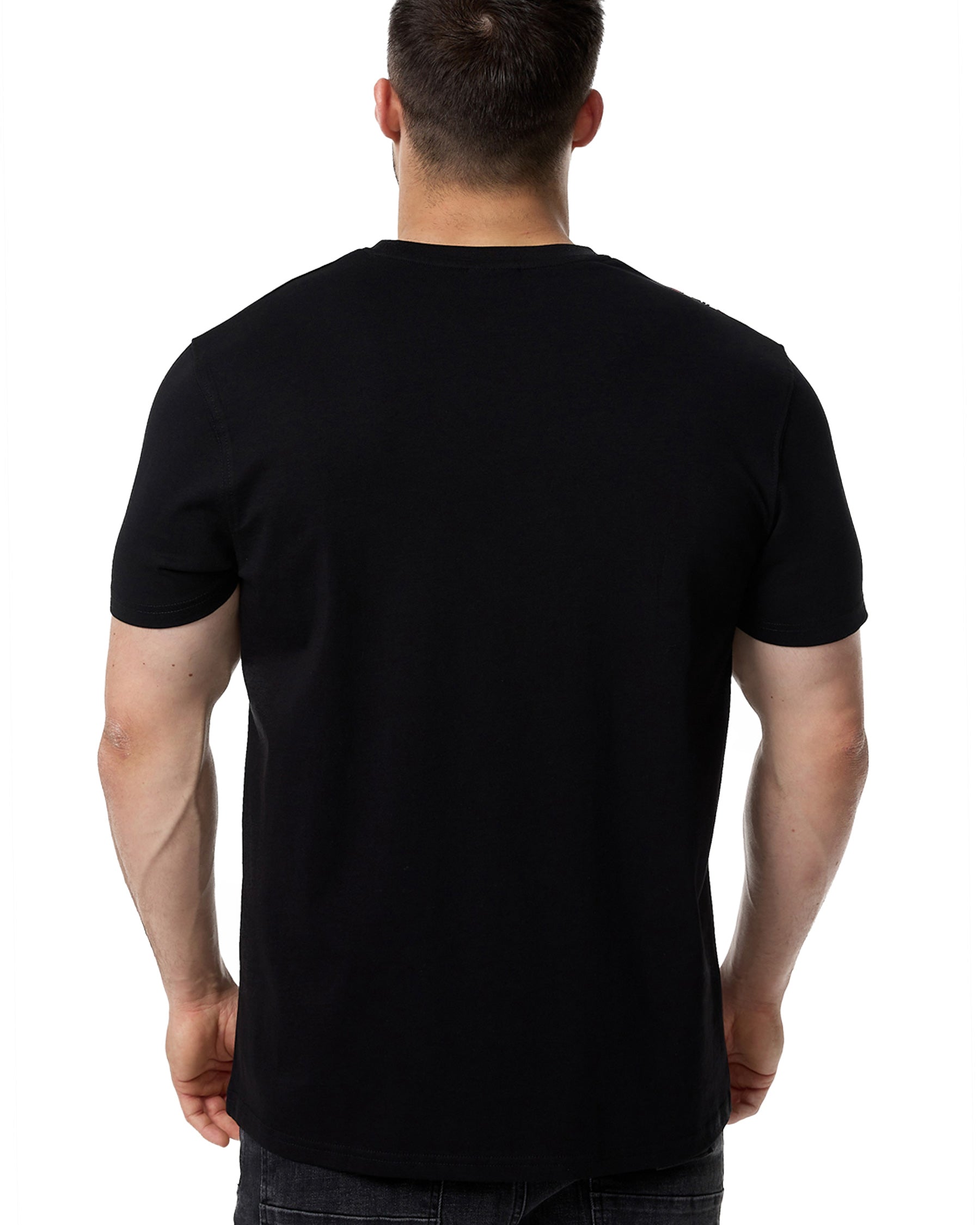 Maglietta Tapout Bernardino uomo blu scuro posteriore MMA