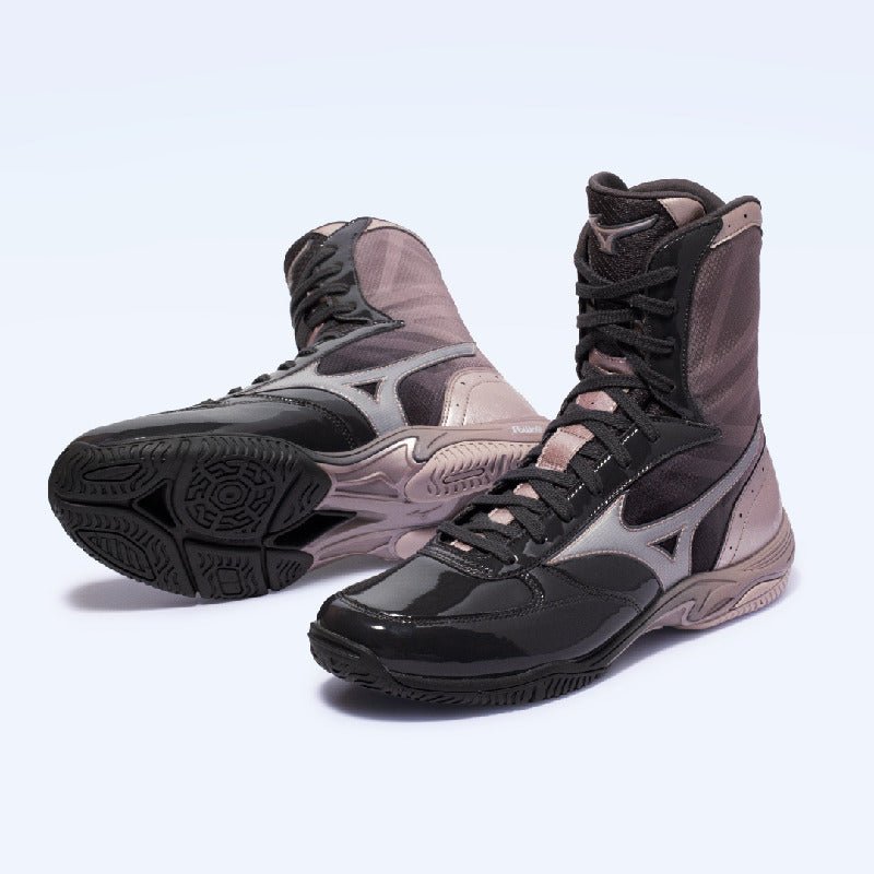 Scarpe da boxe Mizuno Wave Monster Naoya Inoue colore nero.
