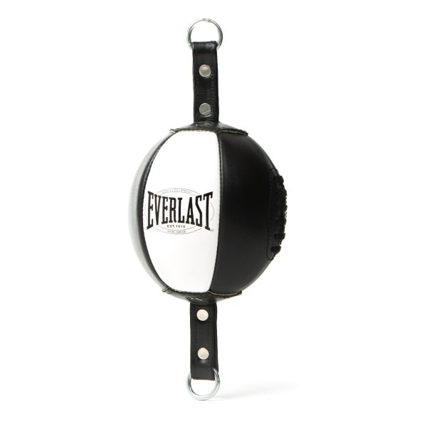 Tense ball Everlast Powerlock Double End Geantă din piele neagră pentru box