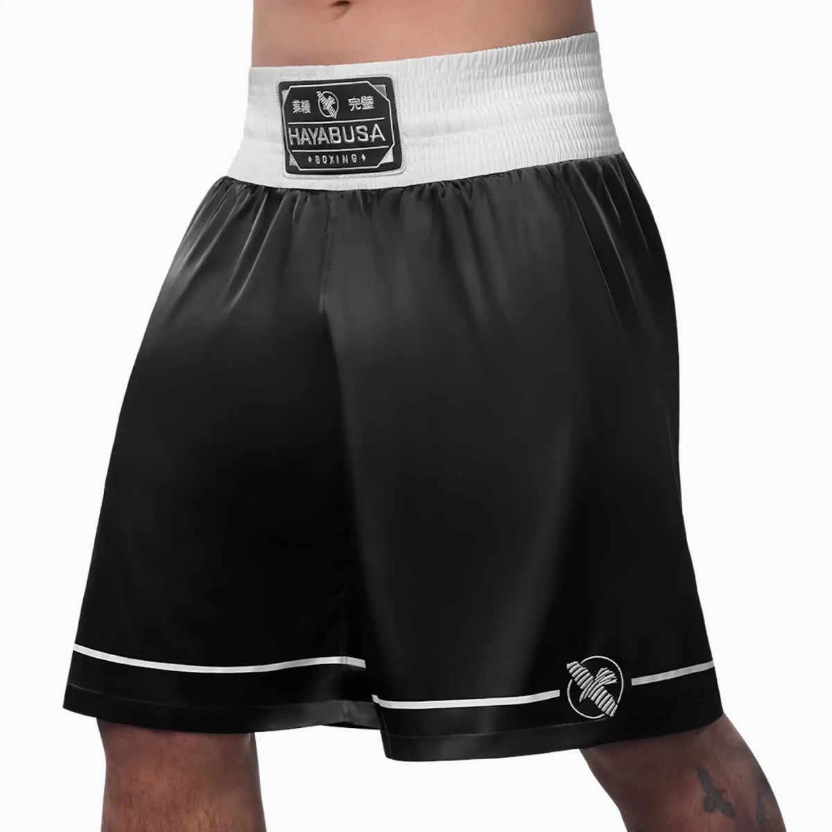 Short de boxe Hayabusa devant noir