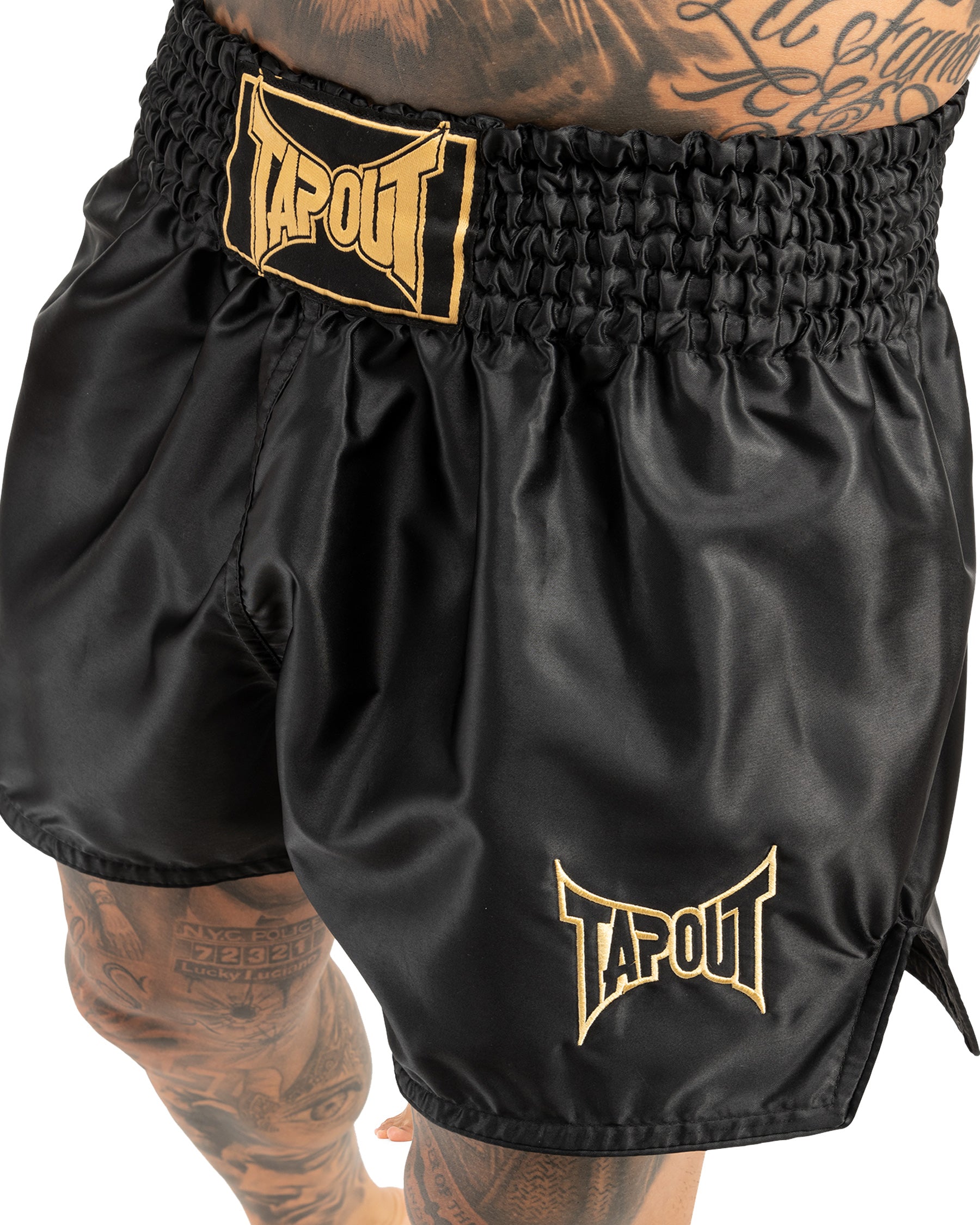 Short de boxe thaïlandais TapouT - vue détaillée