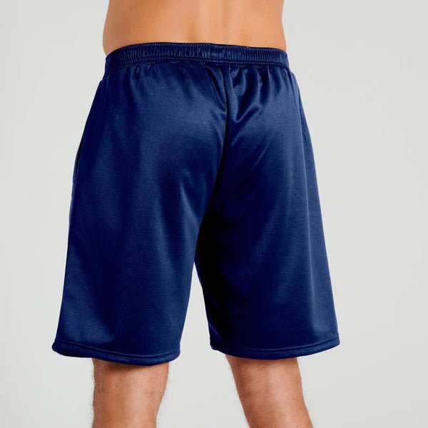 Vue arrière du short technique Leone 1947 bleu foncé