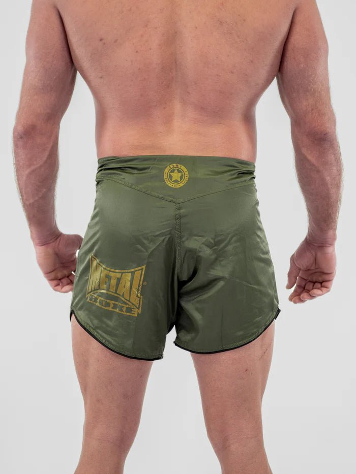 Achteraanzicht Metal Boxing Militaire gevechtsshort, ergonomisch ontwerp