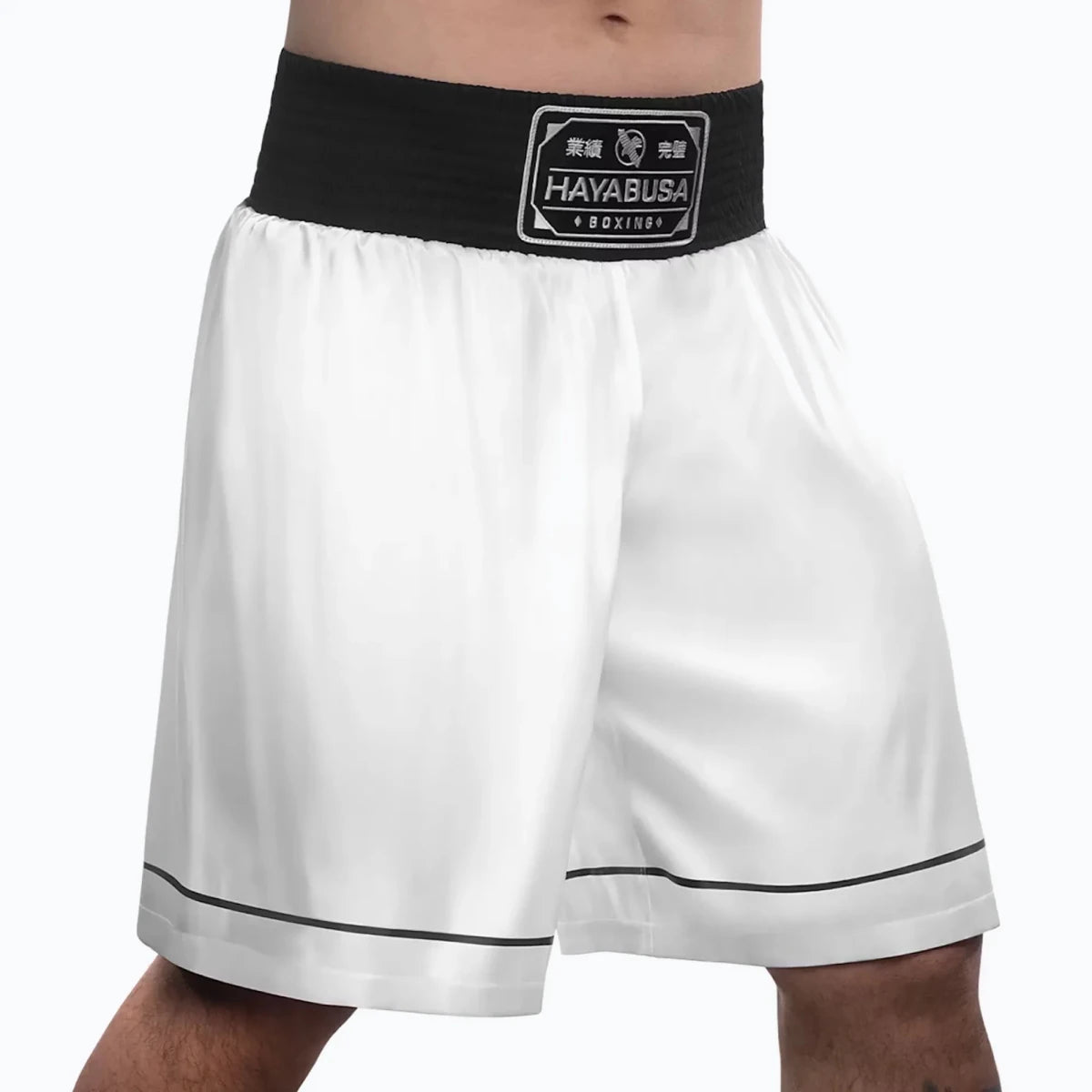 Short de boxe rétro blanc Hayabusa