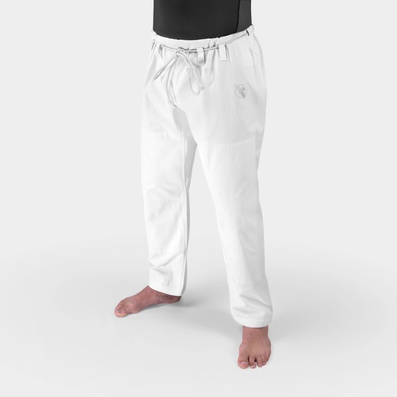 Niebieskie spodnie bojowe Hayabusa Gi Core Ripstop z tyłu