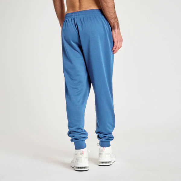 Vista posteriore dei pantaloni tecnici Leone 1947 blu zaffiro