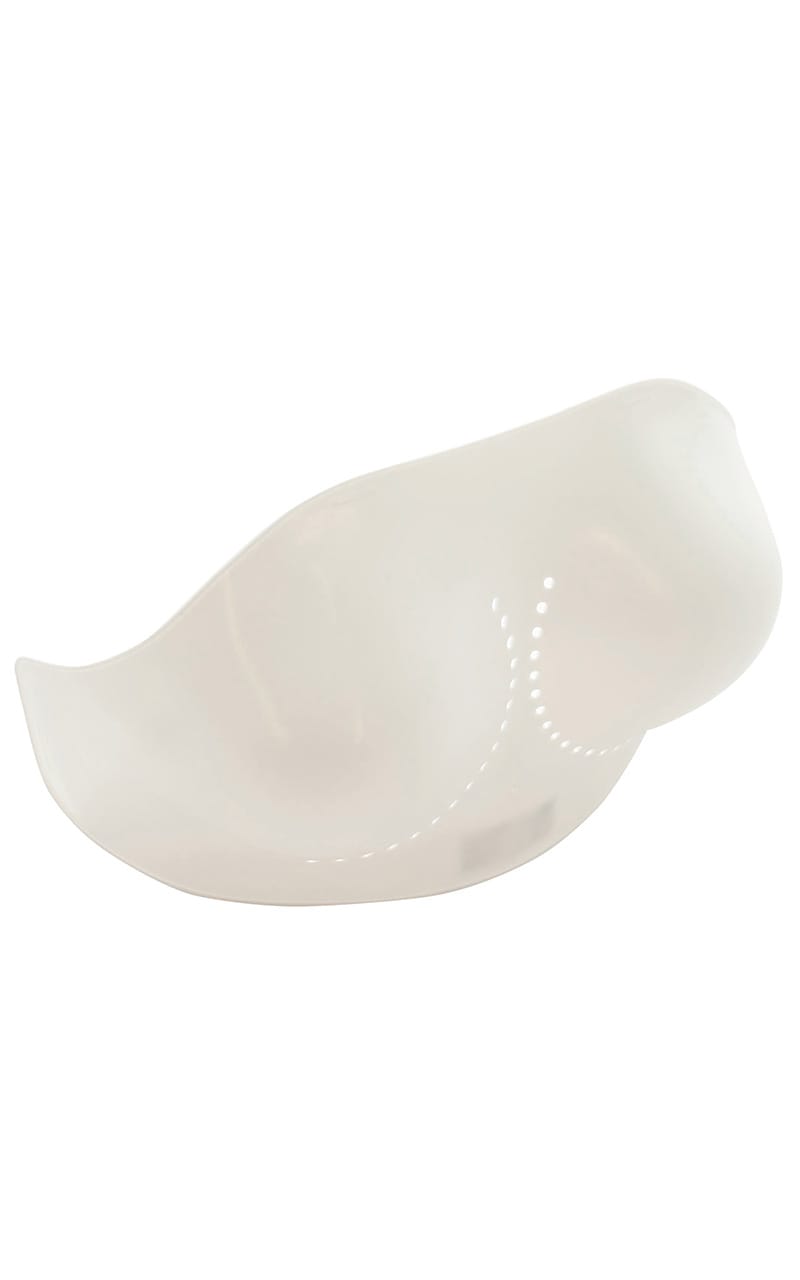 Protezione interna paraseno in plastica dura vista frontale