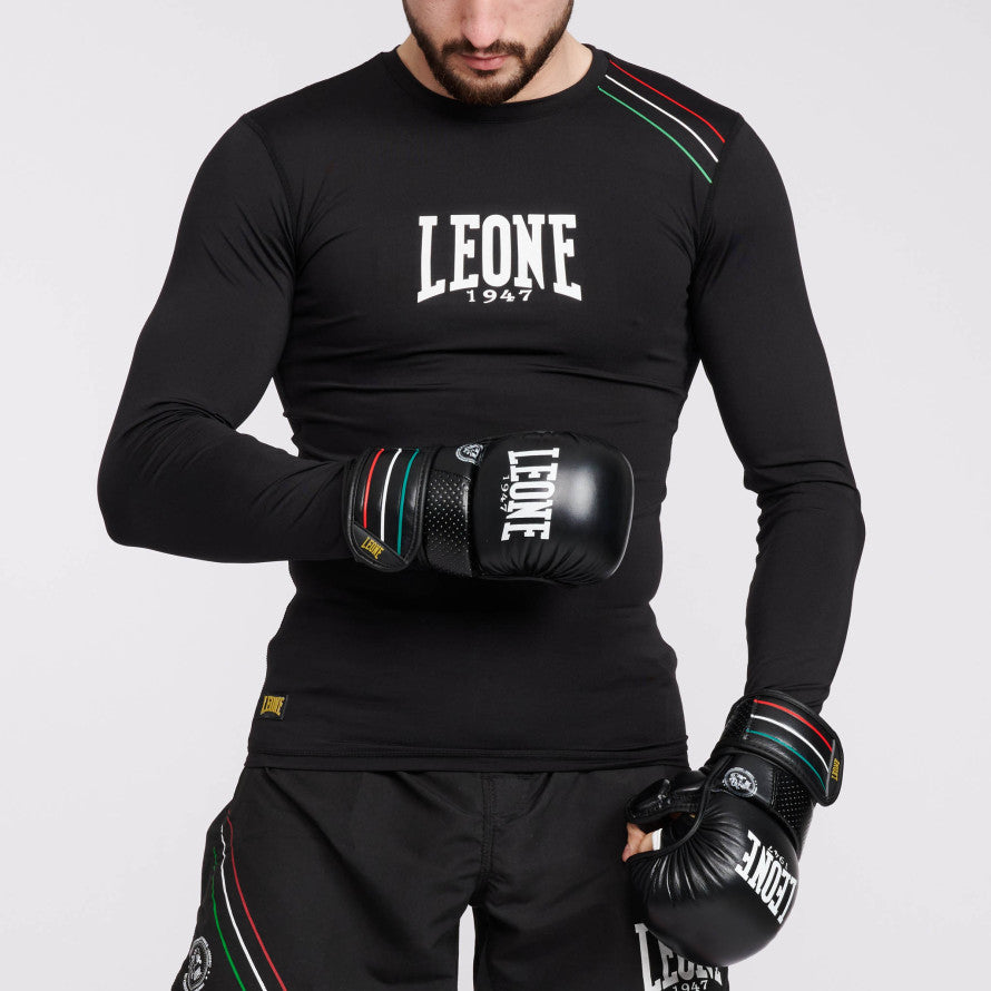 Rashguard Manica lunga MMA Leone Flag