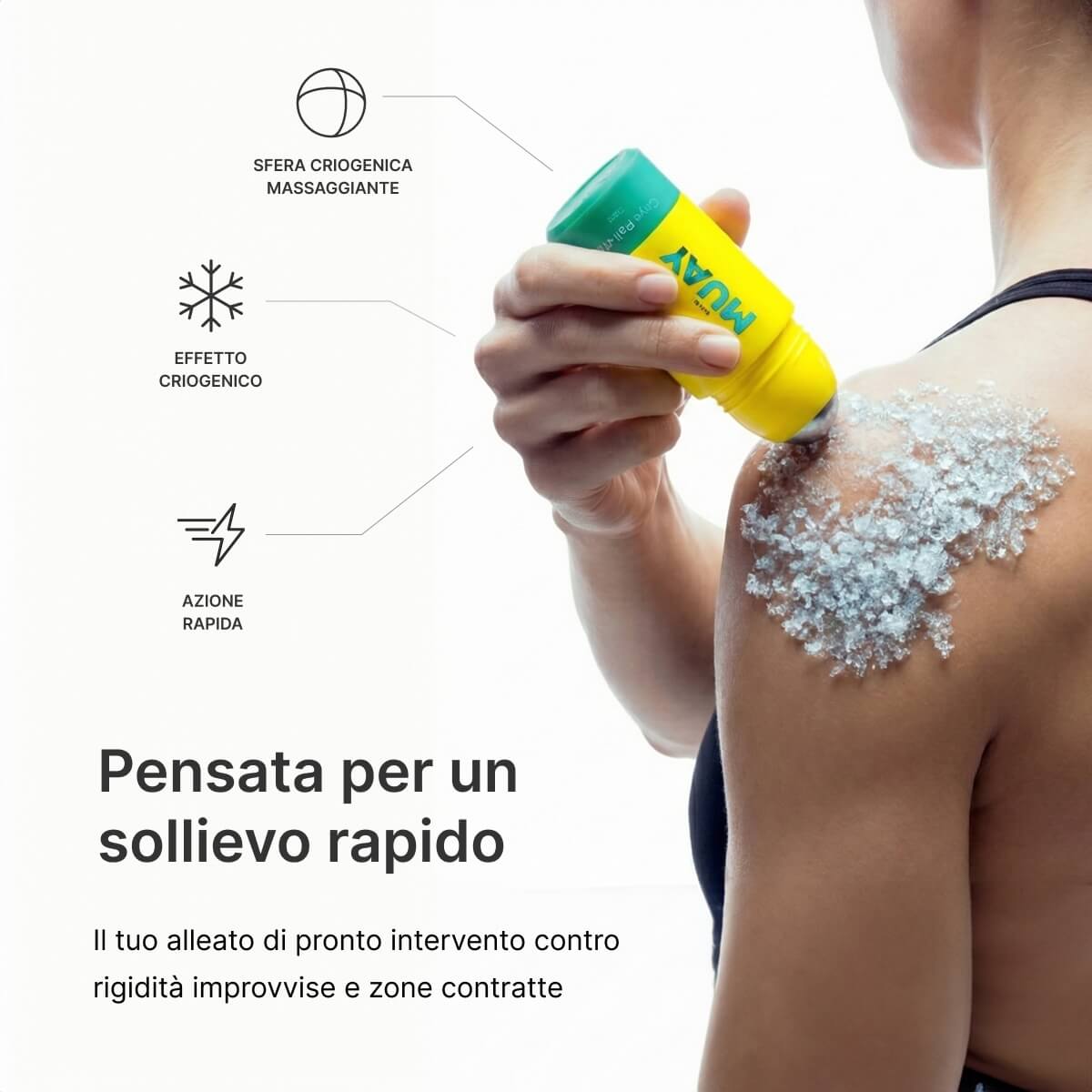 Namman Muay Cryo Roll-on 75ml | Massaggiatore Muscolare Acciaio