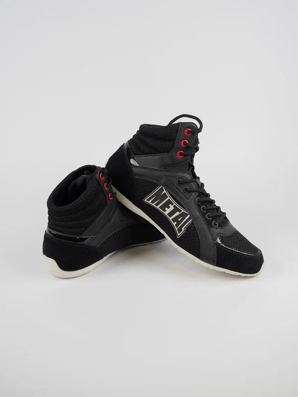 Paio di scarpe da boxe Metal Boxe Viper III nere, design multi-box e stabile