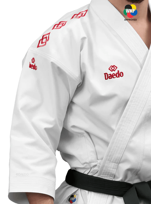 Kort detail specifiek voor professionele Daedo Premier League karategi-kata.