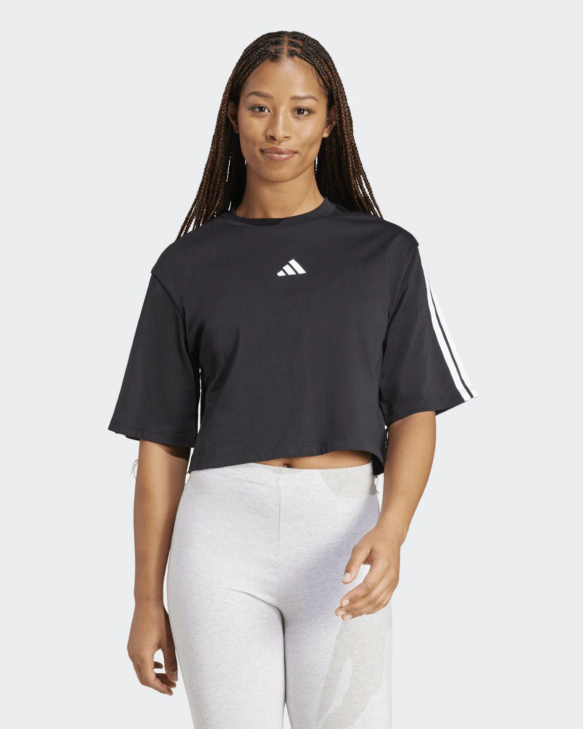 Dámské triko adidas Cropped - pohled zepředu