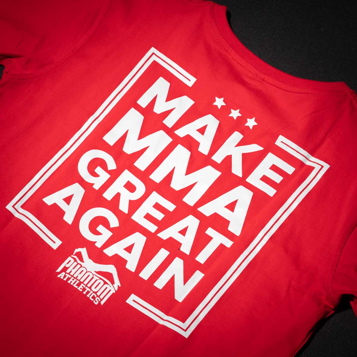 Tričko "Make MMA Great Again" - detailní pohled