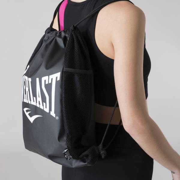Everlast String Backpack Nero posteriore zaino sportivo