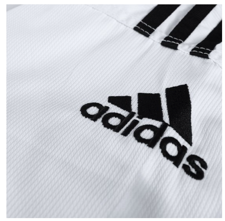 Dobok Taekwondo Collo Bianco con Strisce Adidas Adi-Club