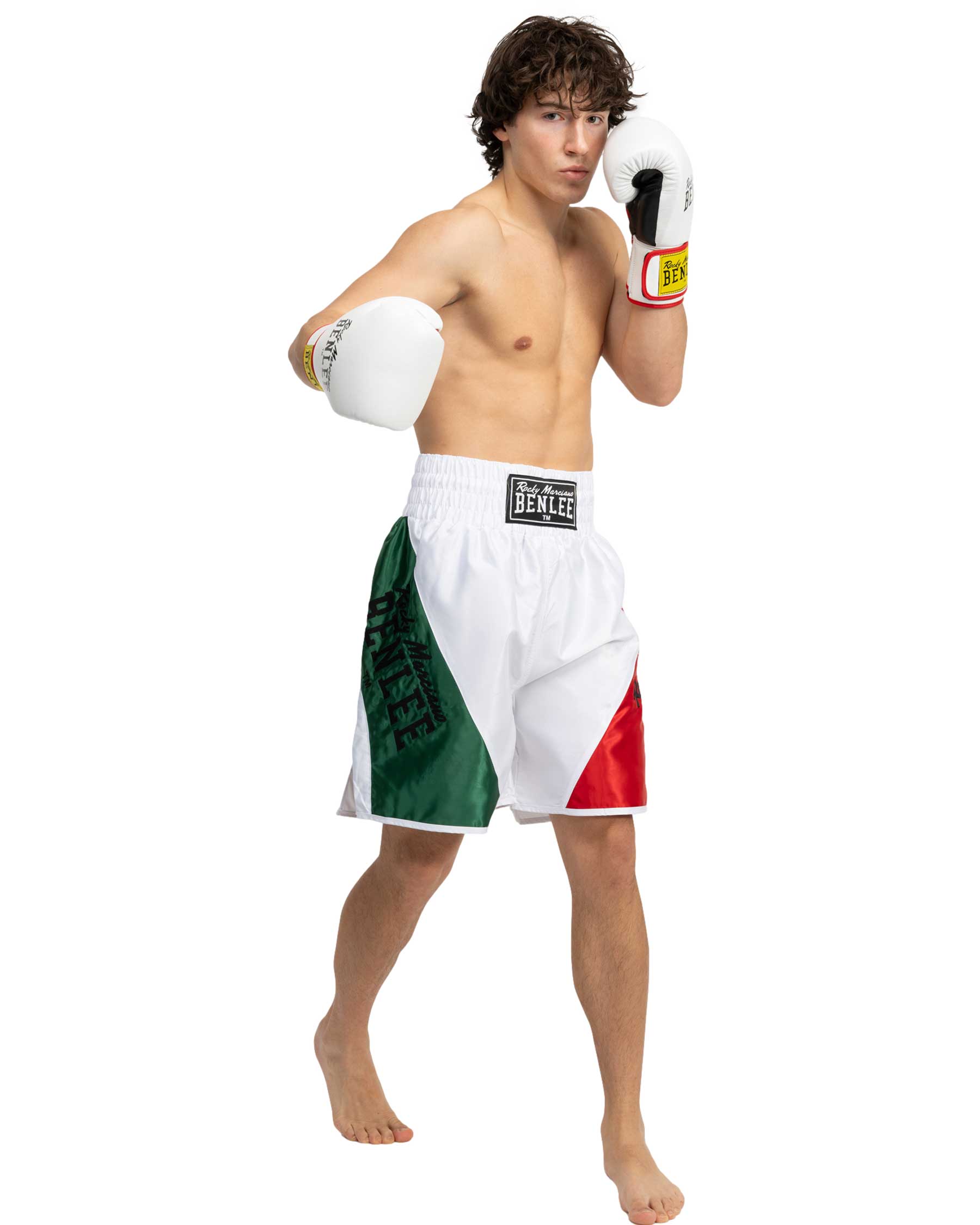 BenLee Bonaventura Short de boxe noir sur le devant