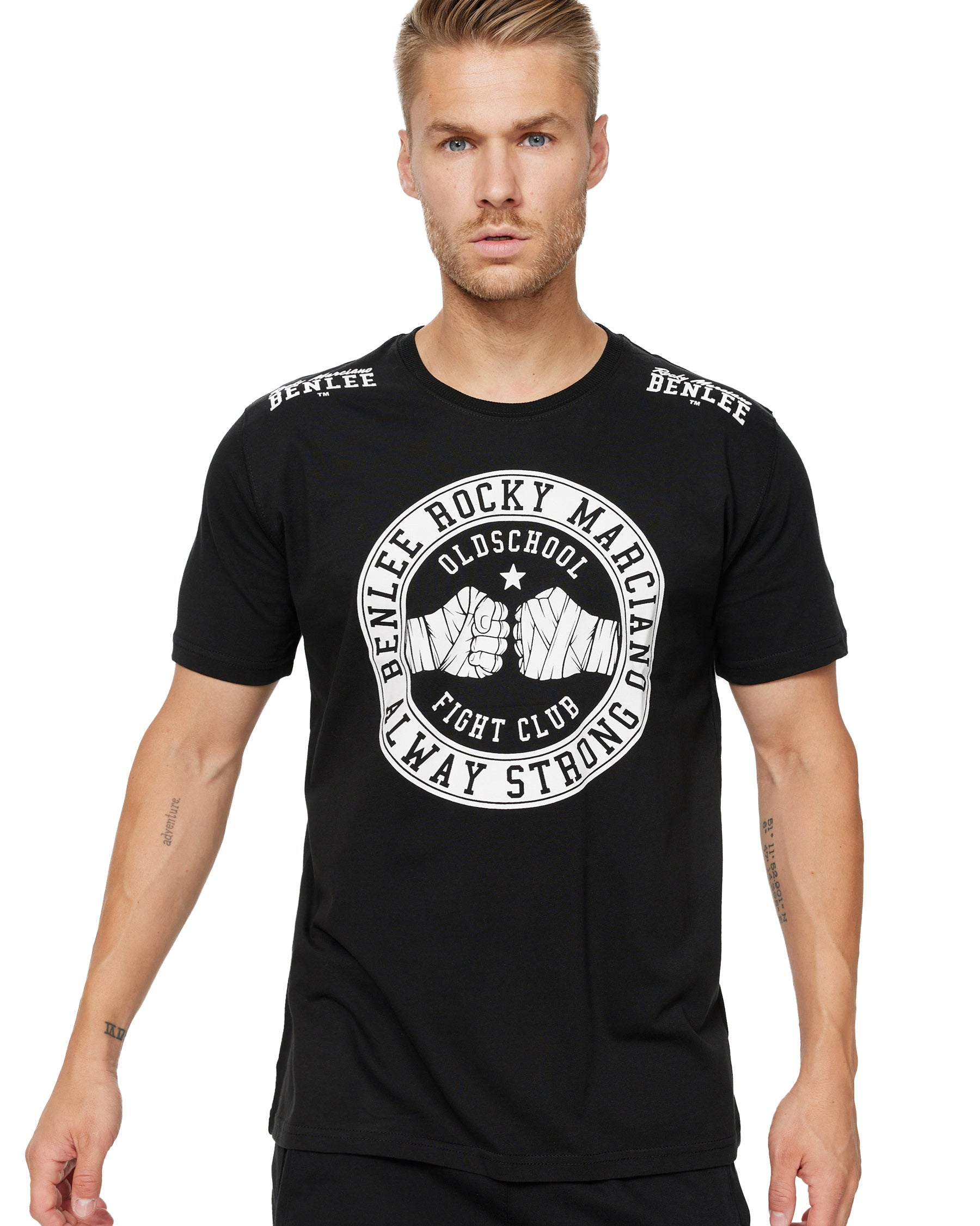 Camiseta BenLee Westfall boxe preta frontal