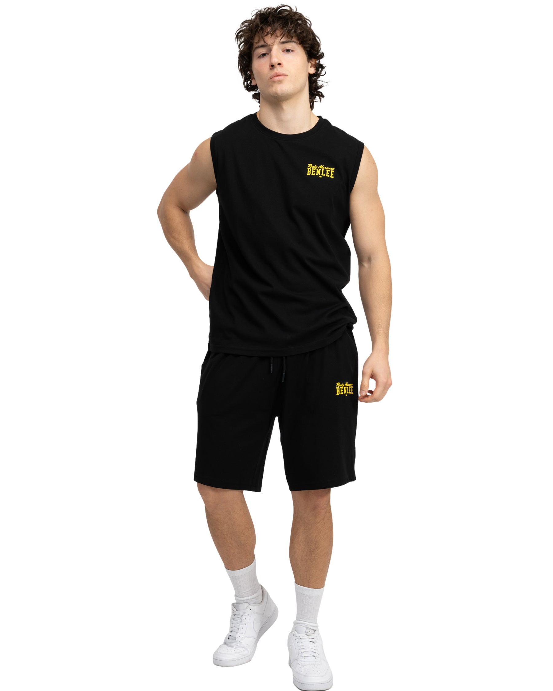 BenLee completo sportivo uomo Levant nero frontale sport