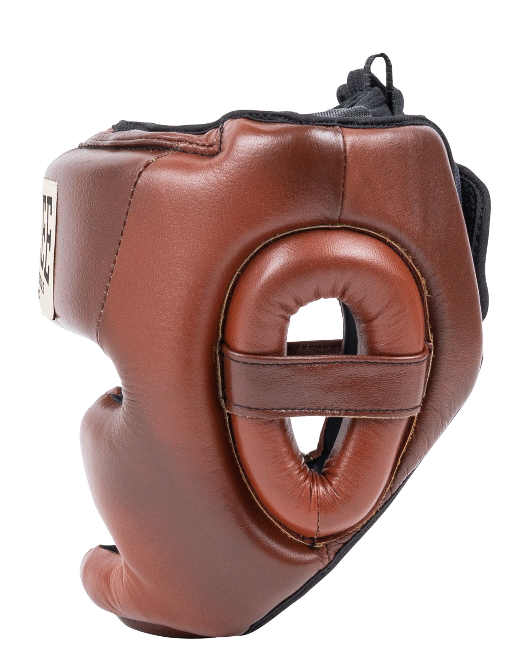 BenLee Premium Boxhelm aus braunem Rindsleder