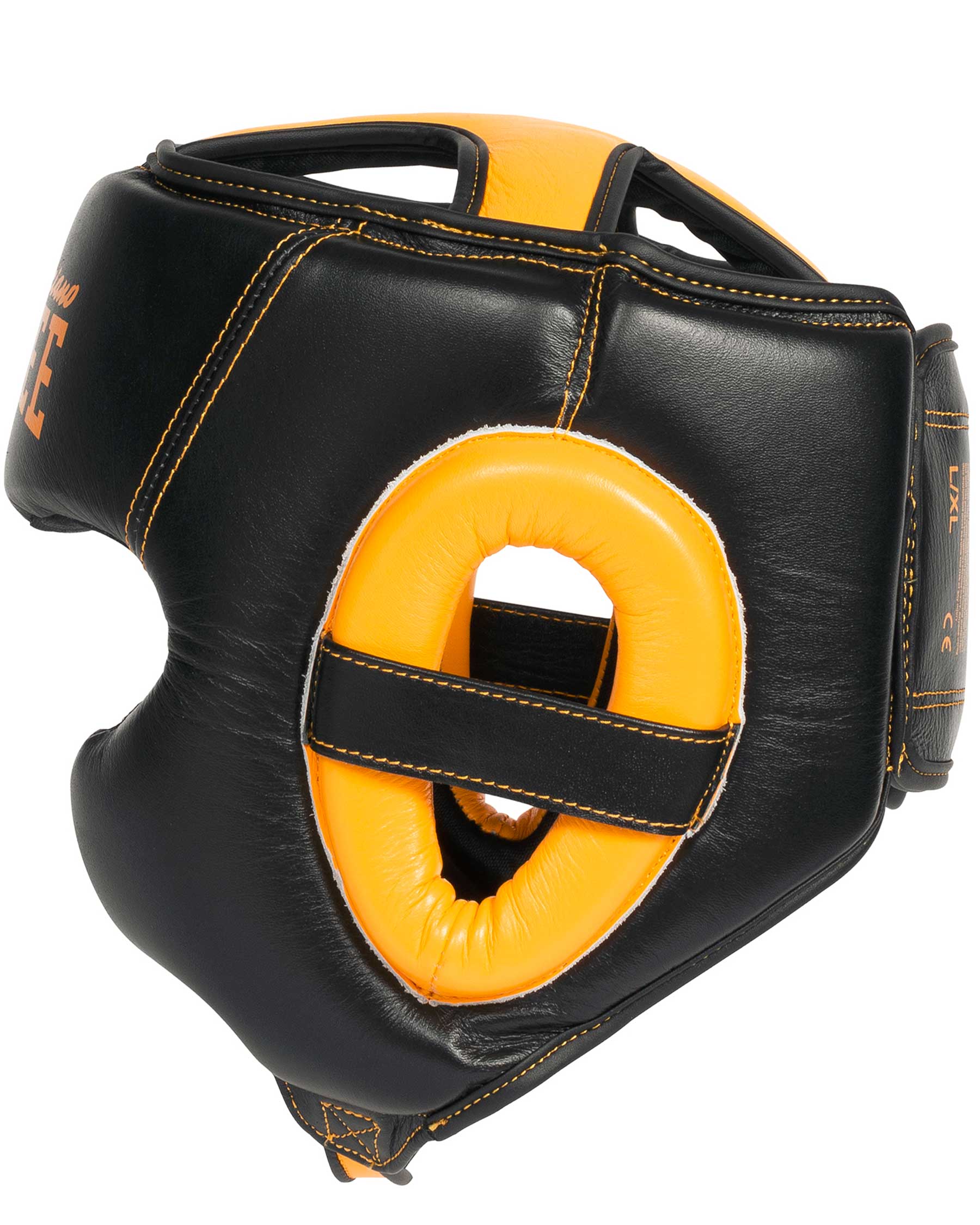 Casco Protettivo BenLee Brockton Nero/Giallo Posteriore Combattimento