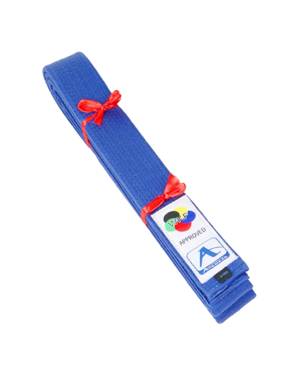 Cintura Karate Arawaza WKF Rossa Blu - Fight Club Store