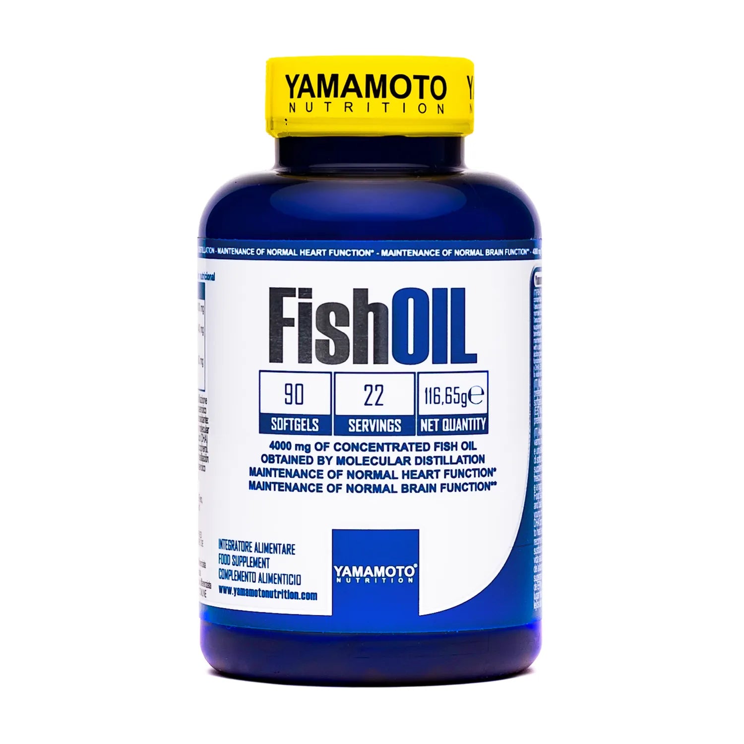 Fish OIL Molecular distillation 90 softgels YAMAMOTO