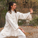 Linne Kung Fu och Tai Chi Uniform Jacket - Fight Club Store