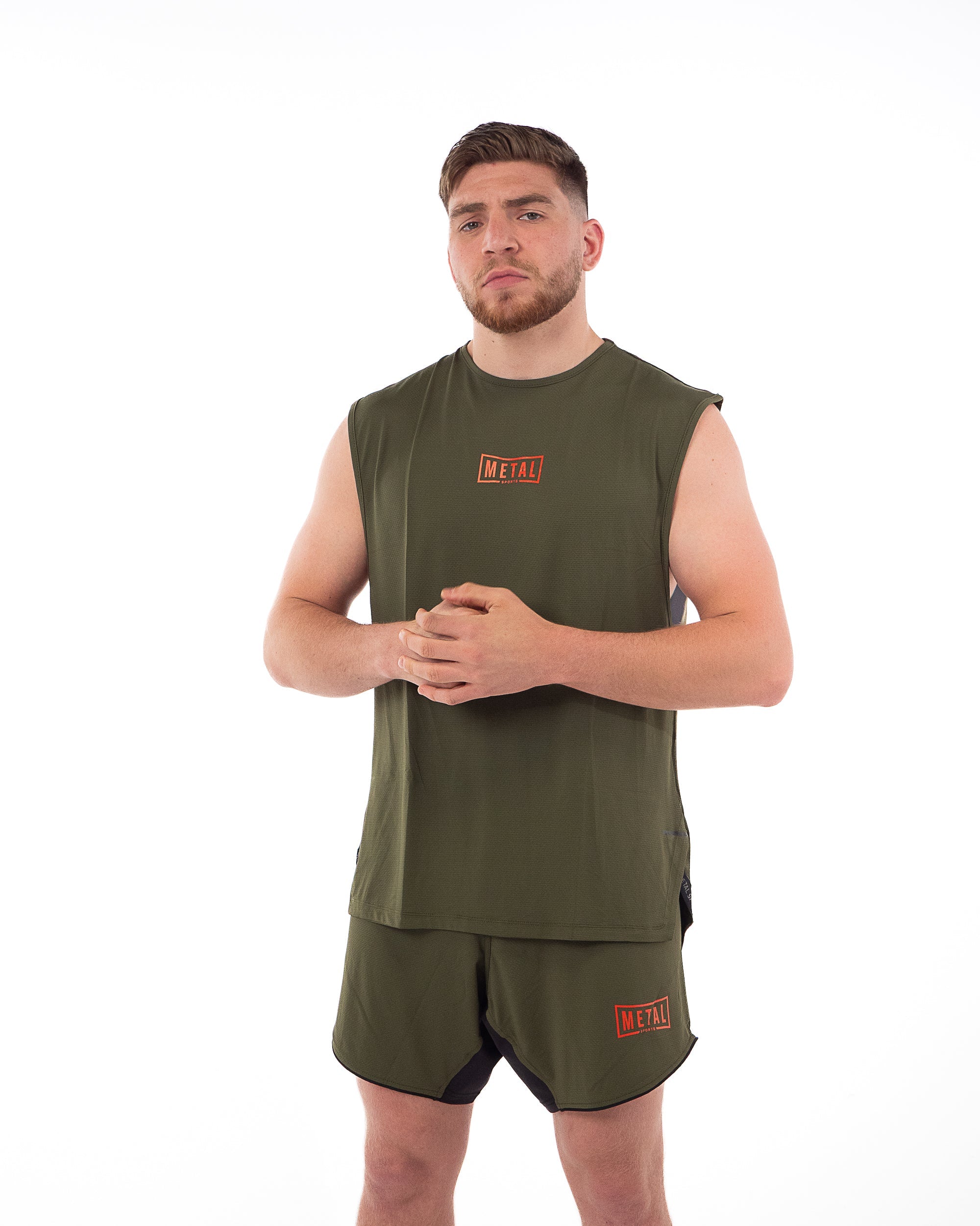 Canotta d'allenamento Oversized Metal Boxe