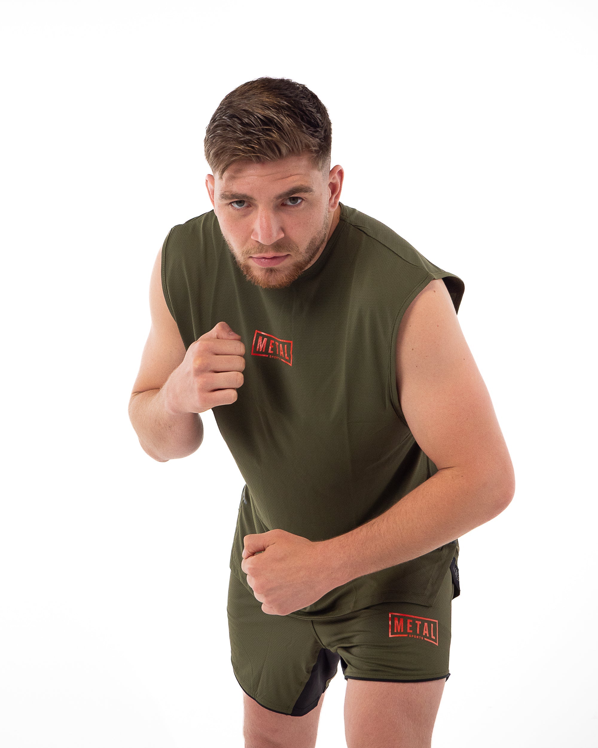 Canotta d'allenamento Oversized Metal Boxe