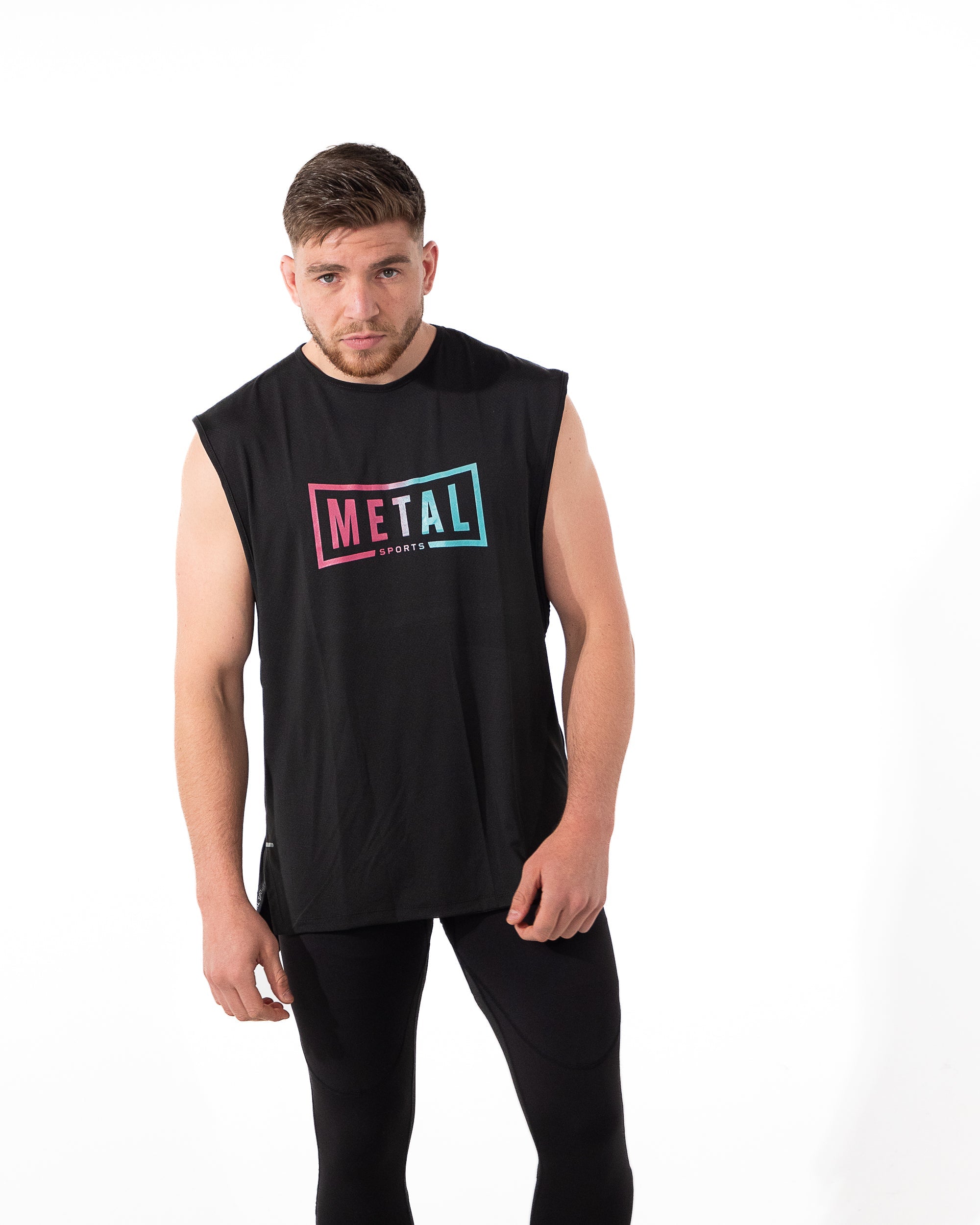 Canotta d'allenamento Oversized Metal Boxe