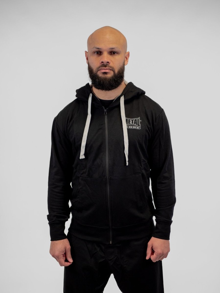 Felpa con cappuccio Metal Boxe Regular Black - Fight Club Store