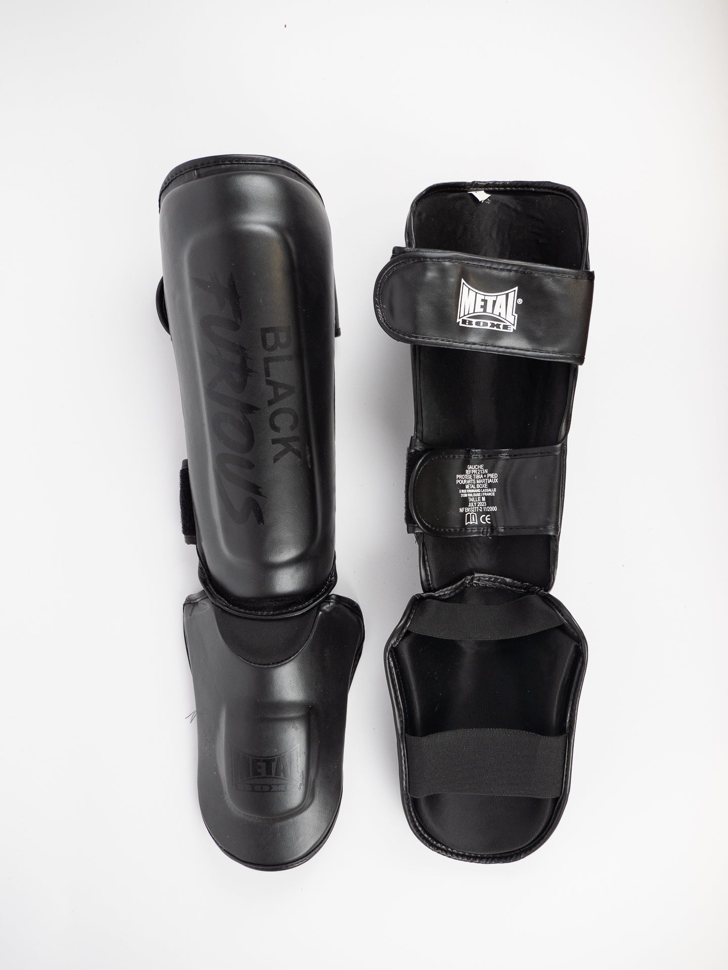 Paratibia Metal Boxe Furious Black – Leggerezza e Protezione