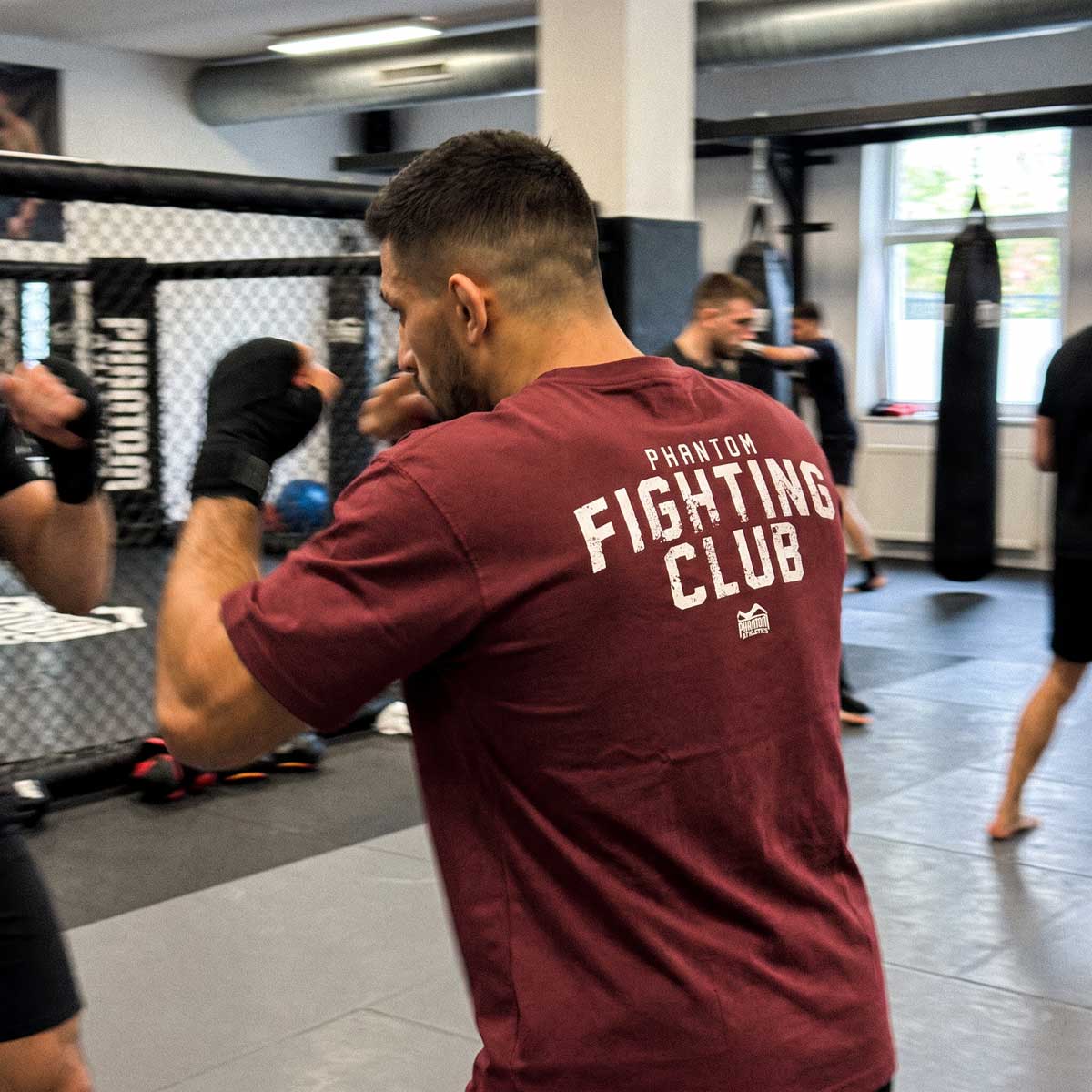 Phantom Athletics Dövüş Kulübü Büyük Beden Tişört