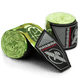 Coppia di bende arrotolate Hayabusa Marvel Hero Elite Hulk con grafica pugno verde