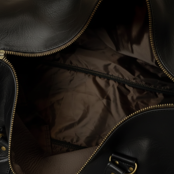 Borsa da allenamento Everlast 1910 in pelle nera dettaglio sport da combattimento