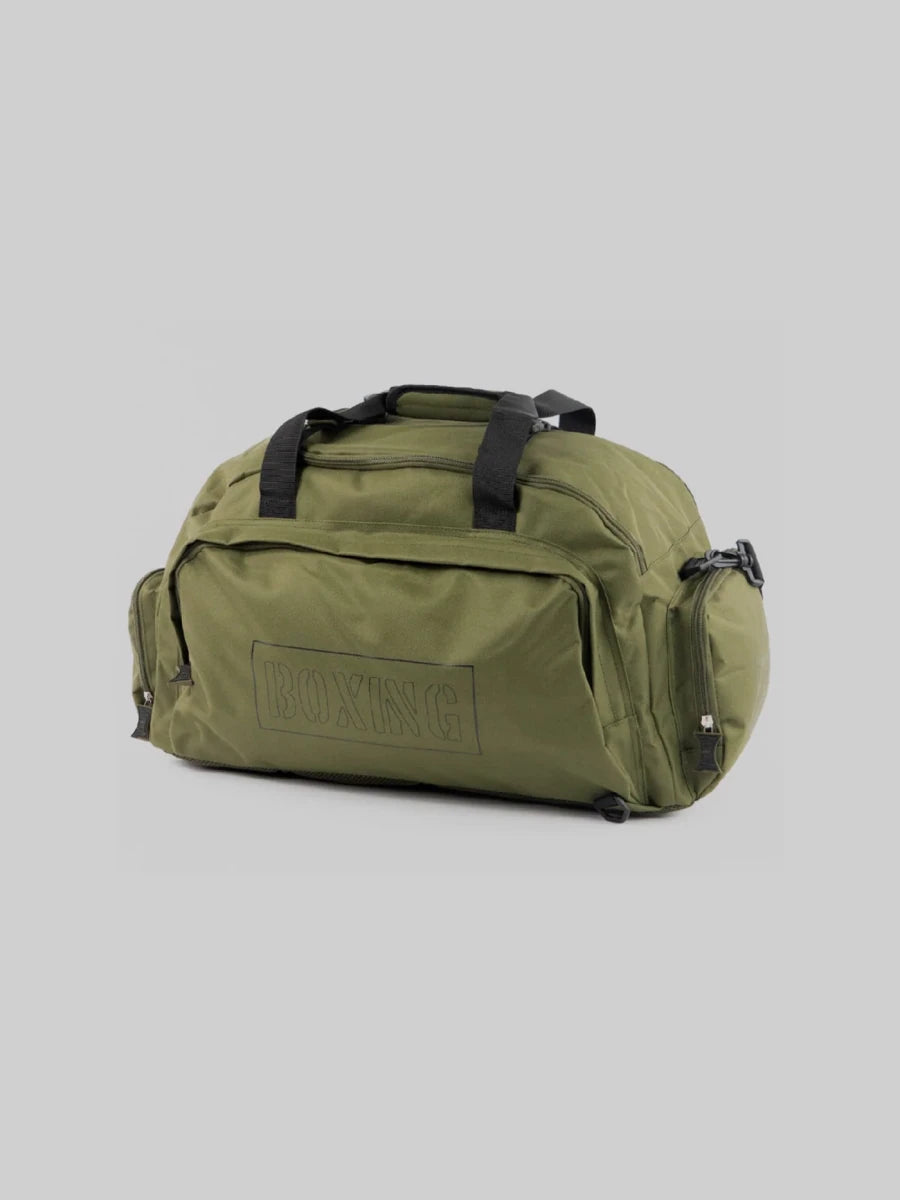 Torba sportowa Metal Boxing Khaki o pojemności 40 litrów ze wzmocnionymi uchwytami i paskiem na ramię